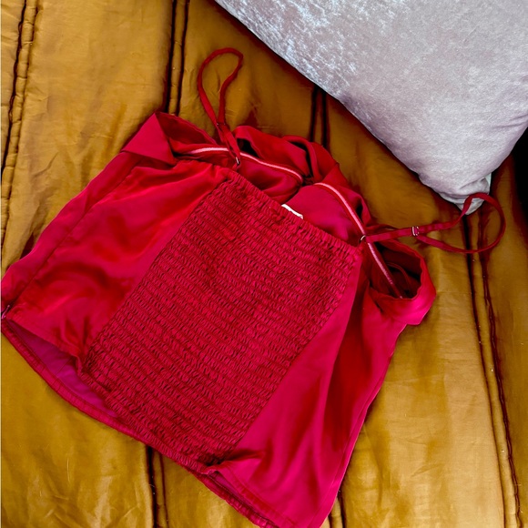 Rosette 3D silky tank, Anthropology, Let me be Brand - Picture 5 of 6